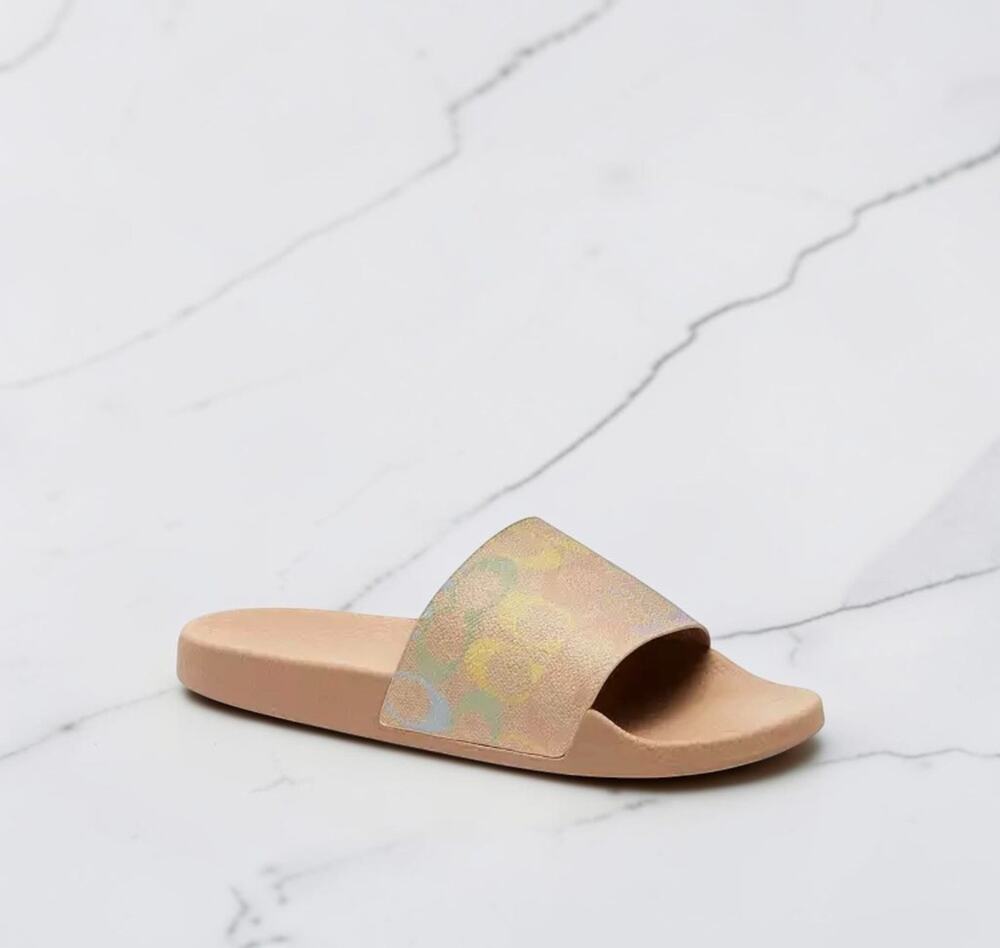 Coach Women Udele Sport Slide In Signature Canvas Size 11